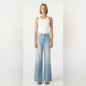 AMO Frida High Rise Wide Leg NWT 32 Outlaw Luxury denim